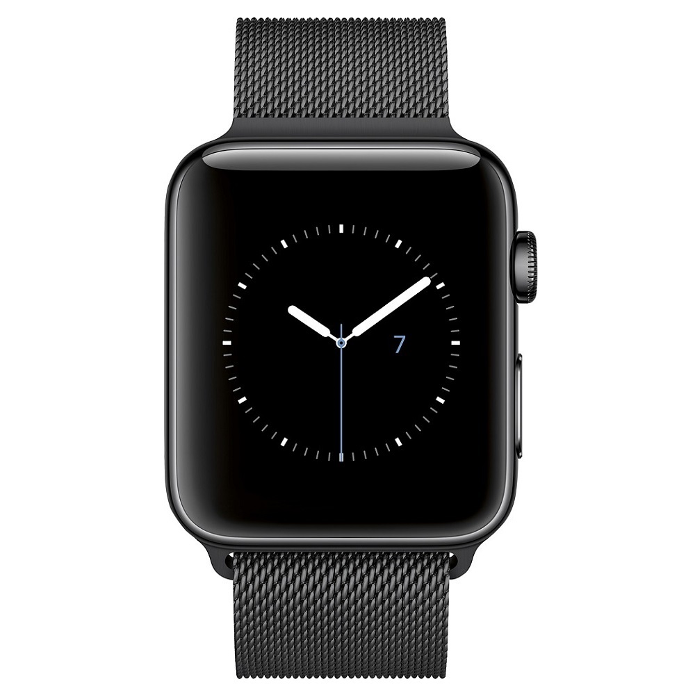Часы Apple Watch Series 2 42mm (Space Black Stainless Steel Case with Space Black Milanese Loop)