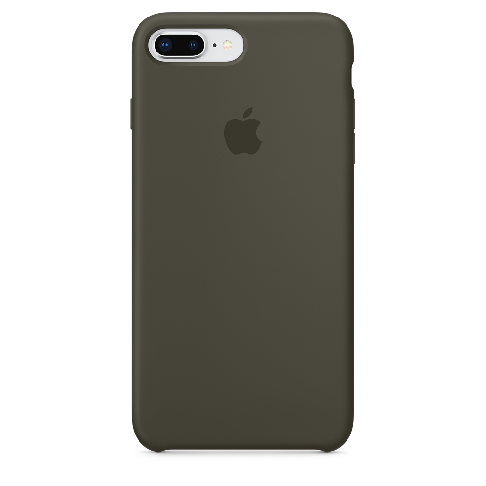 Силиконовый чехол Apple iPhone 8 Plus Silicone Case Dark Olive (MR3Q2ZM/A) для iPhone 7 Plus/iPhone 8 Plus