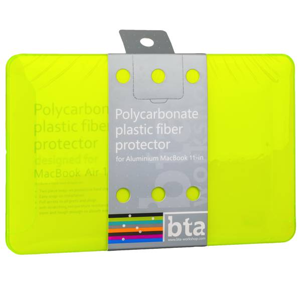 Чехол-накладка BTA-Workshop Matte Yellow для MacBook Air 11
