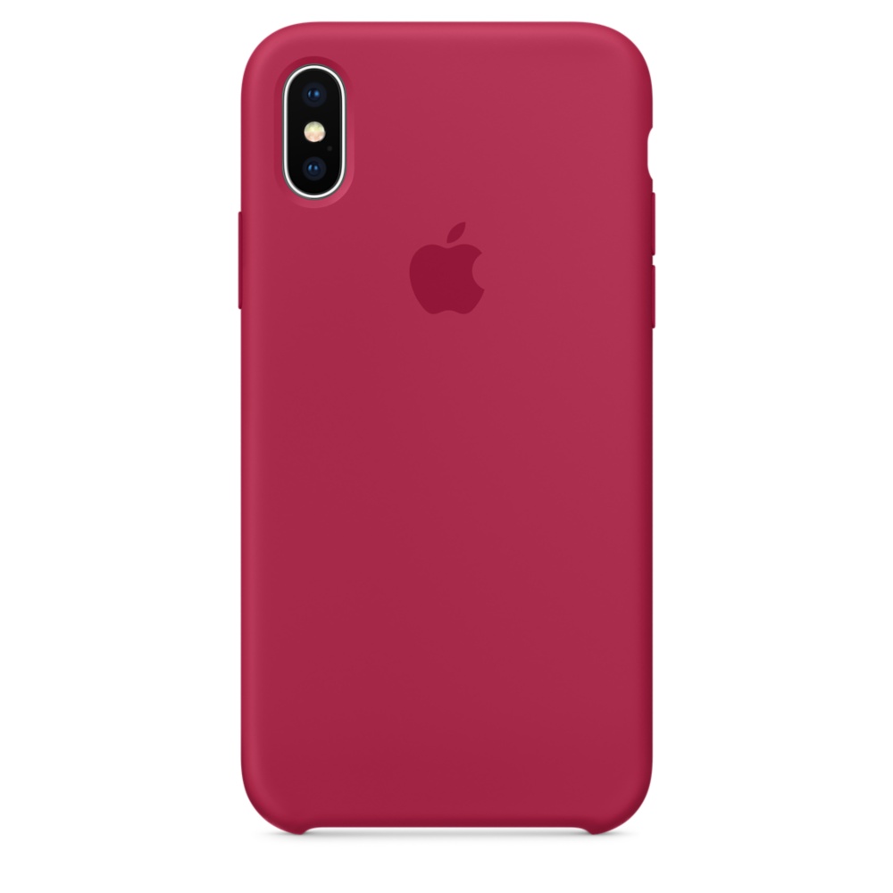 Силиконовый чехол Apple iPhone X Silicone Case - Rose Red (MQT82ZM/A) для iPhone X