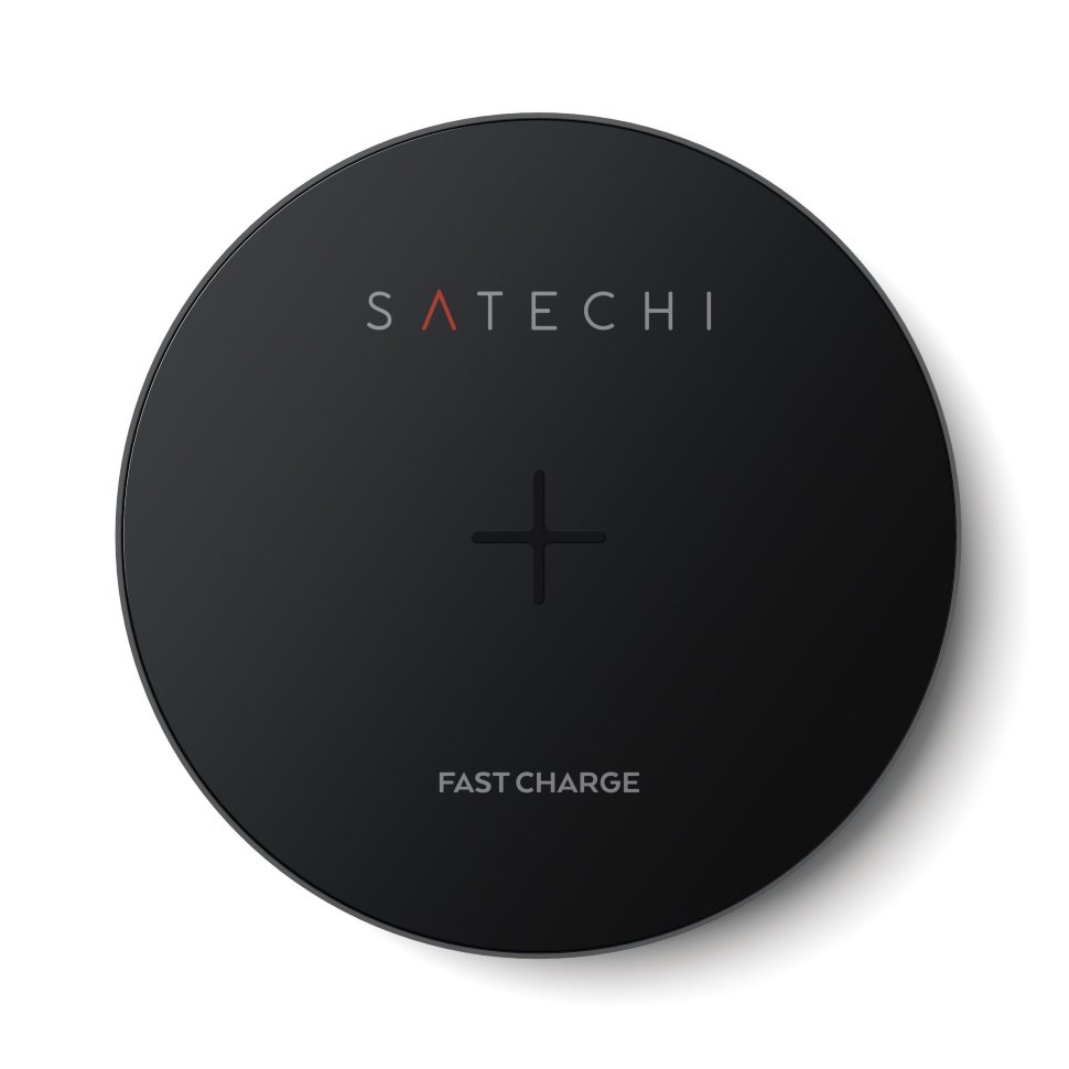 Беспроводное зарядное устройство Satechi Wireless Charger Space Grey ST-WCPM