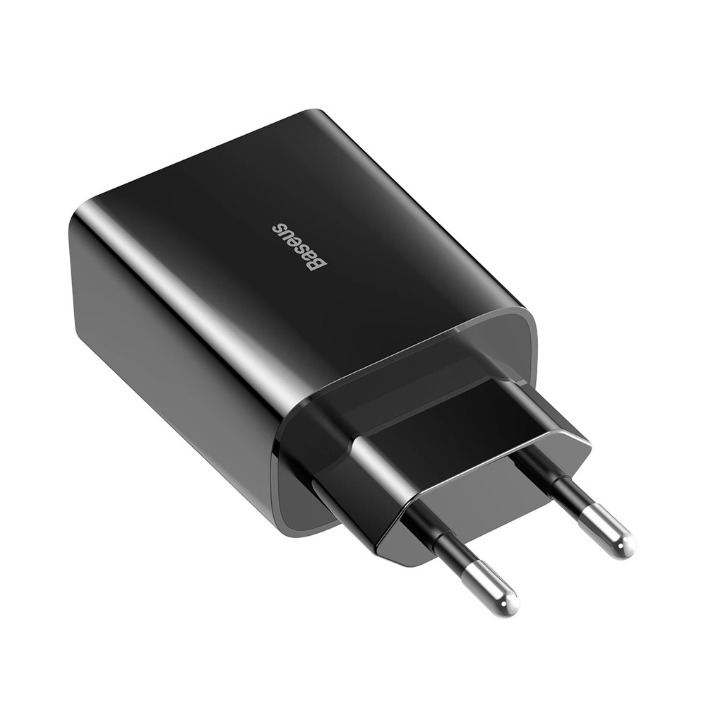 Сетевое зарядное устройство Baseus Speed mini PS PD 18W + Cable PD to Lighting Black