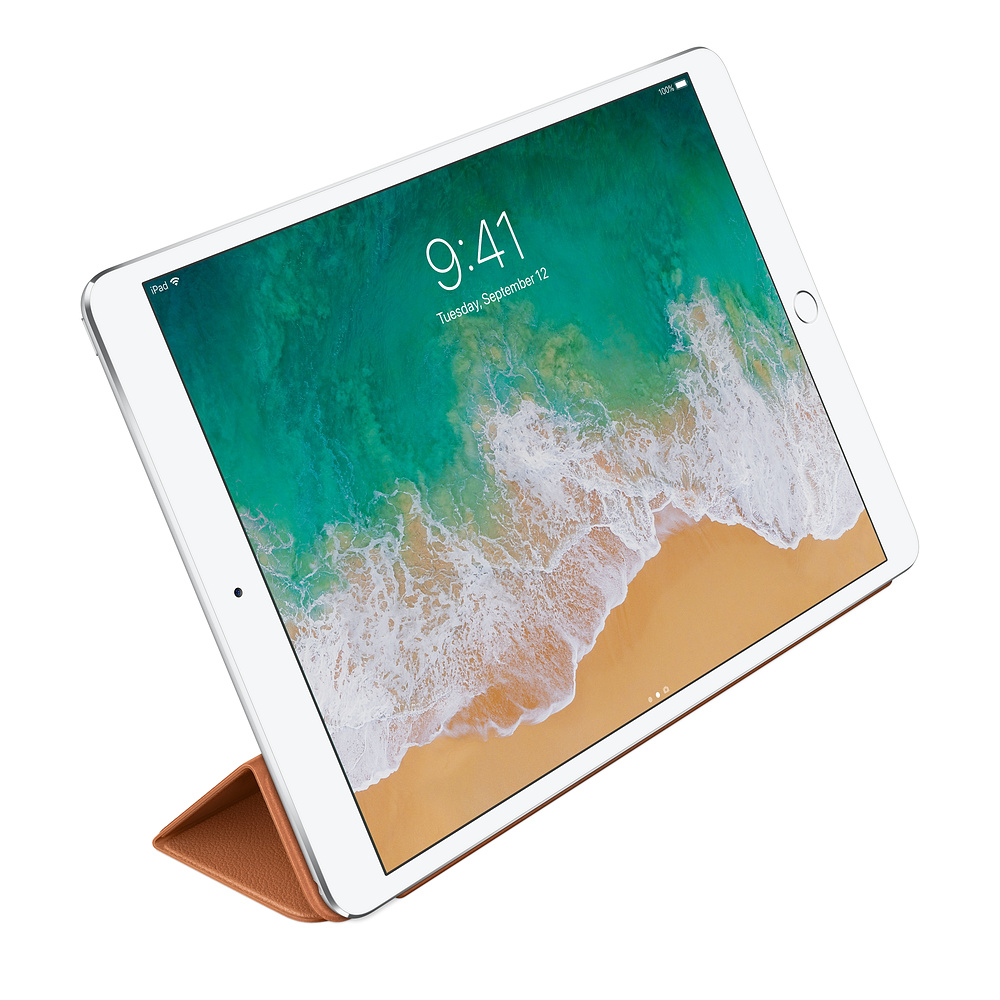 Кожаный чехол Apple Leather Smart Cover iPad Pro 10.5 Saddle Brown (MPU92ZM/A) для iPad Pro 10.5/iPad Air (2019)