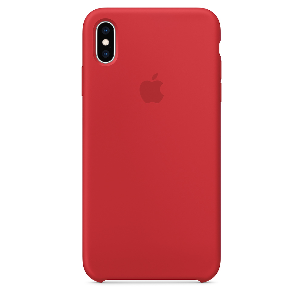 Силиконовый чехол Apple iPhone XS Max Silicone Case - (PRODUCT)RED (MRWH2ZM/A) для iPhone XS Max