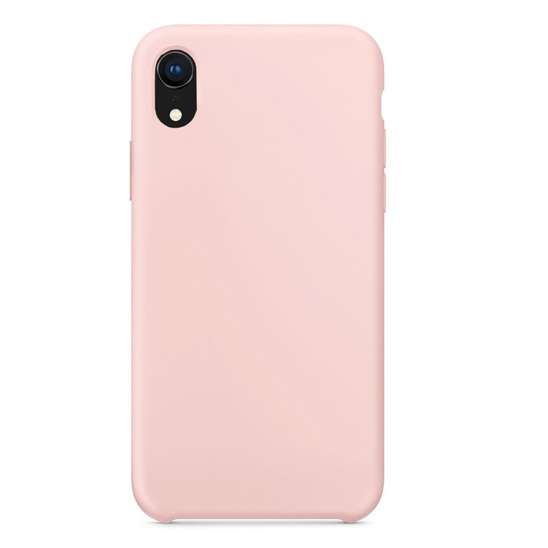 Силиконовый чехол Naturally Silicone Case Pink Sand для iPhone XR