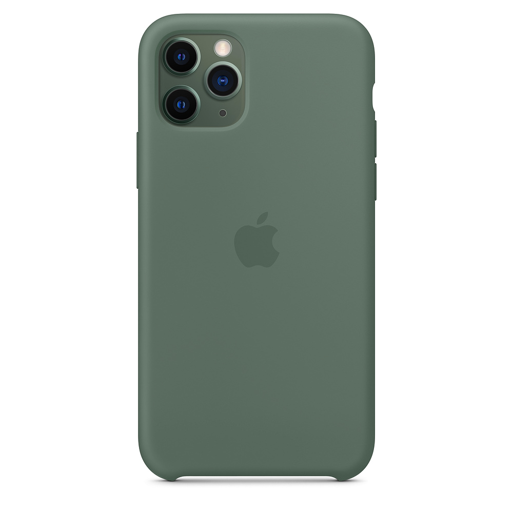 Силиконовый чехол Apple iPhone 11 Pro Silicone Case - Pine Green (MWYP2ZM/A) для iPhone 11 Pro