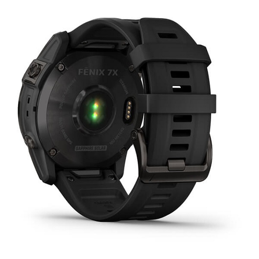 Умные часы Garmin fenix 7X – Sapphire Solar Edition Carbon Grey DLC Titanium with Black Band (010-02541-11)
