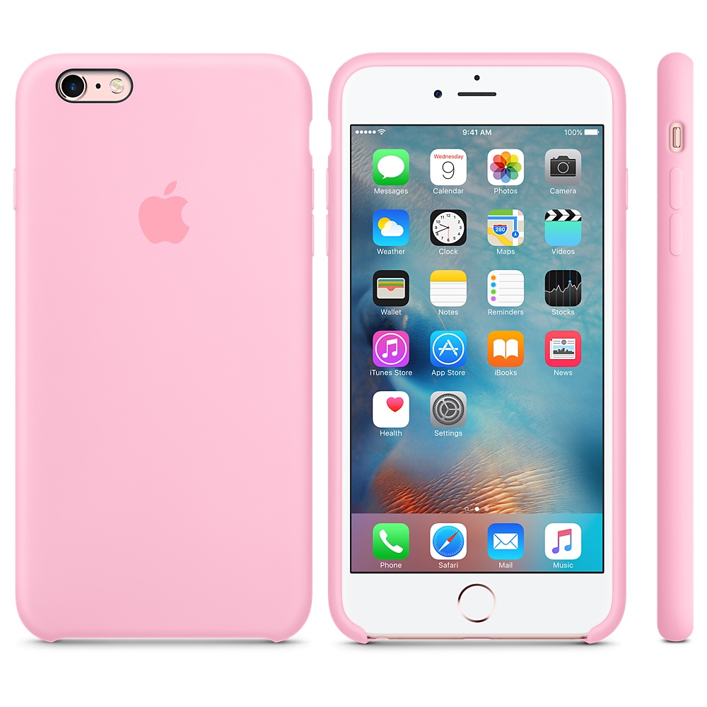 Силиконовый чехол Apple iPhone 6S Plus Silicone Case - Pink (MM6D2ZM/A) для iPhone 6 Plus/6S Plus