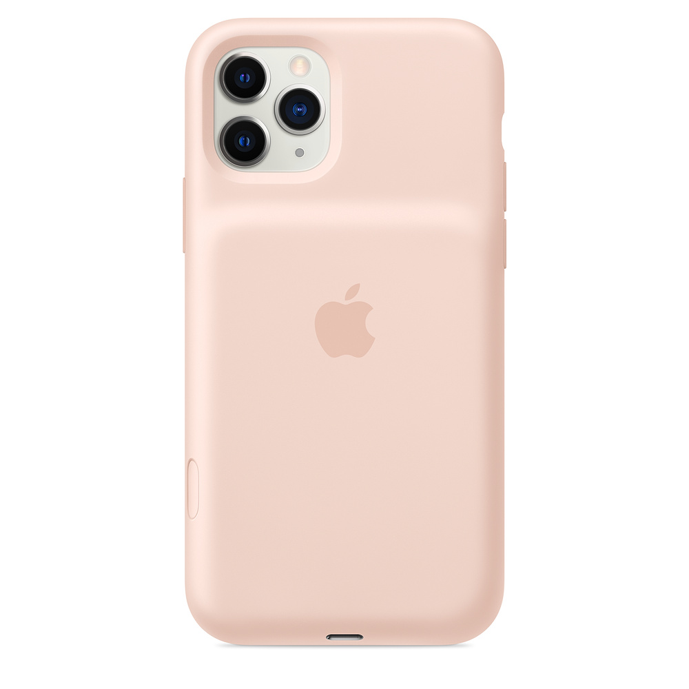 Силиконовый чехол-аккумулятор Apple Smart Battery Case Pink Sand (MWVN2ZM/A) для iPhone 11 Pro