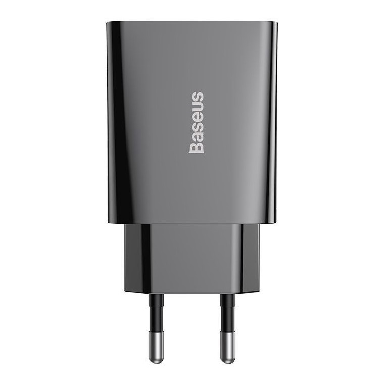 Сетевое зарядное устройство Baseus Speed Mini Quick Charger 1C 20W EU (CCFS-SN01) Black
