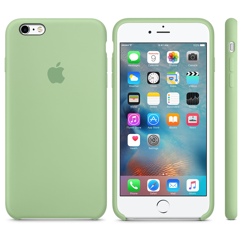 Силиконовый чехол Apple iPhone 6S Plus Silicone Case - Mint (MM692ZM/A) для iPhone 6 Plus/6S Plus