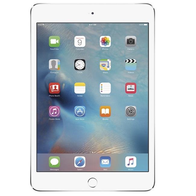 Планшет Apple iPad Mini 4 128GB Wi-Fi + Cellular Silver (MK772RU/A)