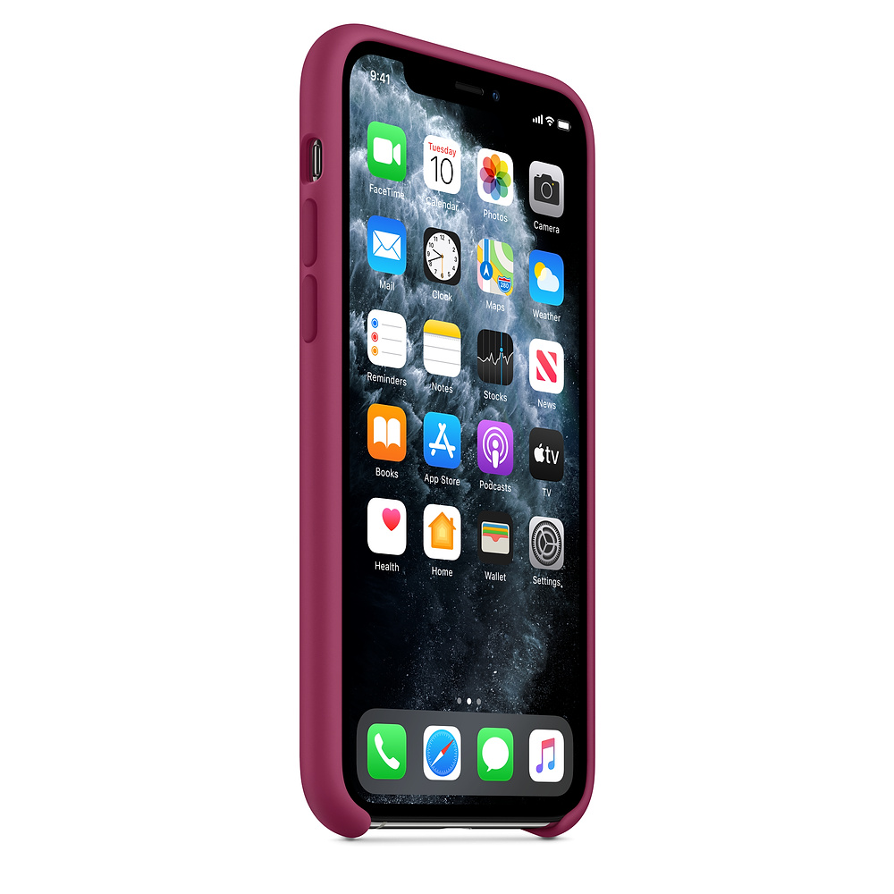 Силиконовый чехол Apple iPhone 11 Pro Silicone Case - Pomegranate (MXM62ZM/A) для iPhone 11 Pro