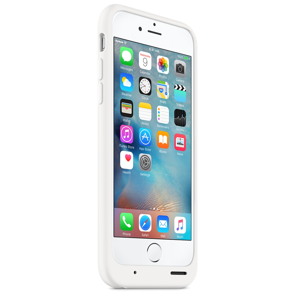 Чехол-аккумулятор Apple Smart Battery Case White (MGQM2ZM/A) для  iPhone 6/6S