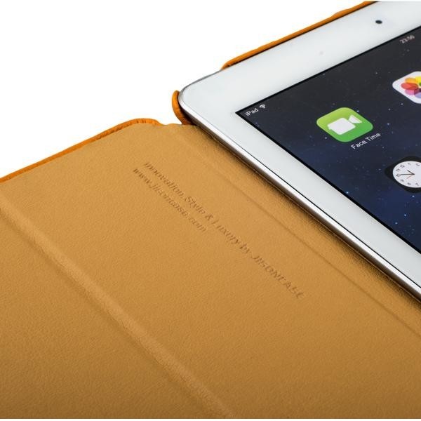 Чехол JisonCase Premium Leather Smart Case Orange для iPad Air/iPad Air 2