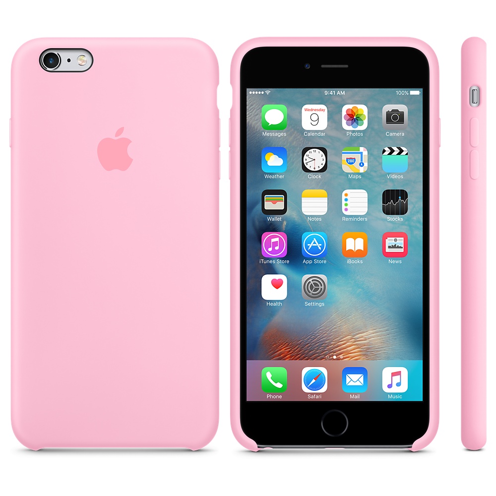 Силиконовый чехол Apple iPhone 6S Plus Silicone Case - Pink (MM6D2ZM/A) для iPhone 6 Plus/6S Plus
