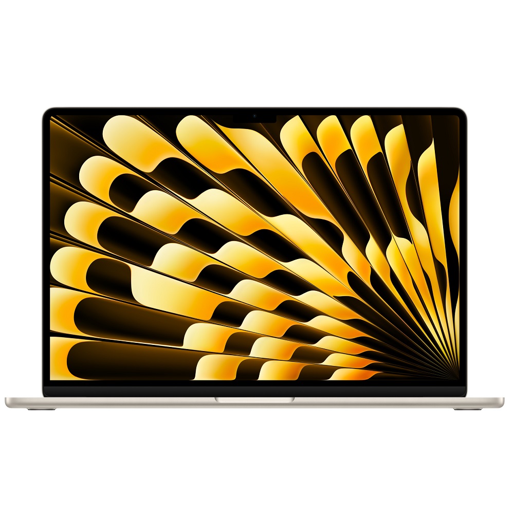 15.3 Ноутбук Apple MacBook Air 15 2023 2880x1864, Apple M2, RAM 8 ГБ, SSD 256 ГБ, Apple graphics 10-core, macOS, MQKU3, Starlight, английская раскладка