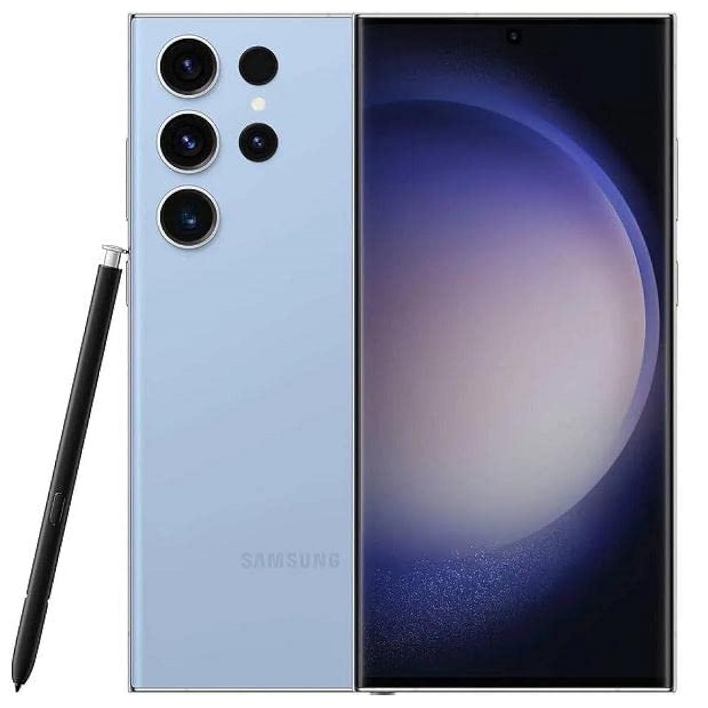 Смартфон Samsung Galaxy S23 Ultra 12/256 ГБ, голубой