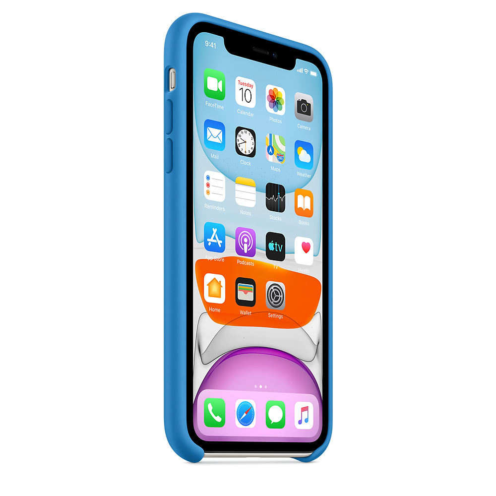 Силиконовый чехол Apple iPhone 11 Silicone Case - Surf Blue (MXYY2ZM/A) для iPhone 11