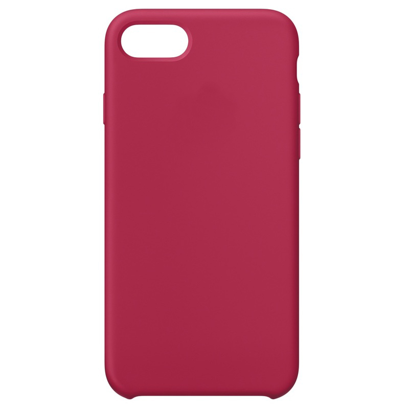 Силиконовый чехол Naturally Silicone Case Rose Red для iPhone 7/iPhone 8/SE (2020)