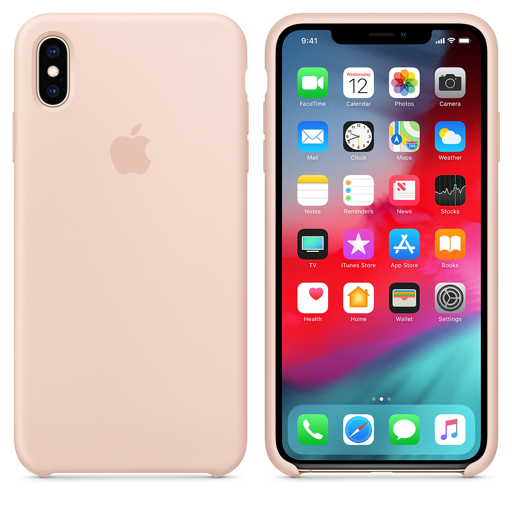 Силиконовый чехол Apple iPhone XS Max Silicone Case - Pink Sand (MTFD2ZM/A) для iPhone XS Max