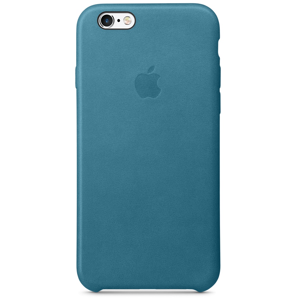 Кожаный чехол Apple iPhone 6 Leather Case Marine Blue (MM4G2ZM/A) для iPhone 6/6S