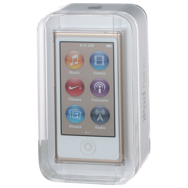 Плеер Apple iPod Nano 7 16Gb Gold
