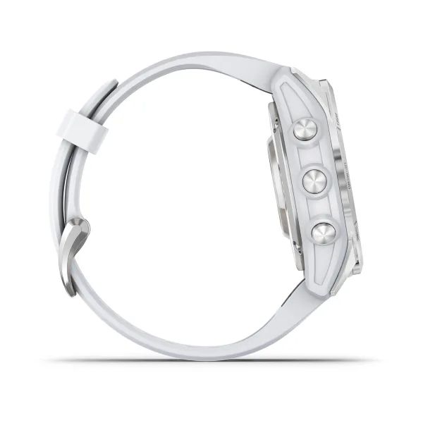 Умные часы Garmin epix Pro (Gen 2) – Standard Edition - 42 mm Silver with Whitestone Band (010-02802-01)
