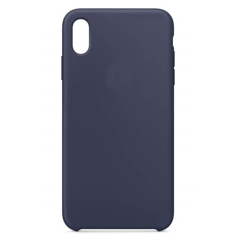 Силиконовый чехол Naturally Silicone Case Midnight Blue для iPhone XS