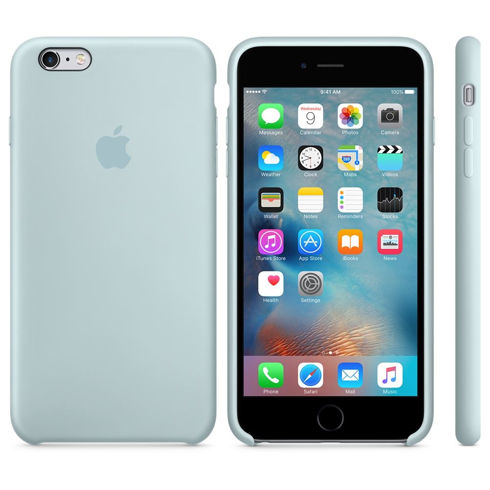 Силиконовый чехол Apple iPhone 6S Plus Silicone Case - Turquoise (MLD12ZM/A) для iPhone 6 Plus/6S Plus