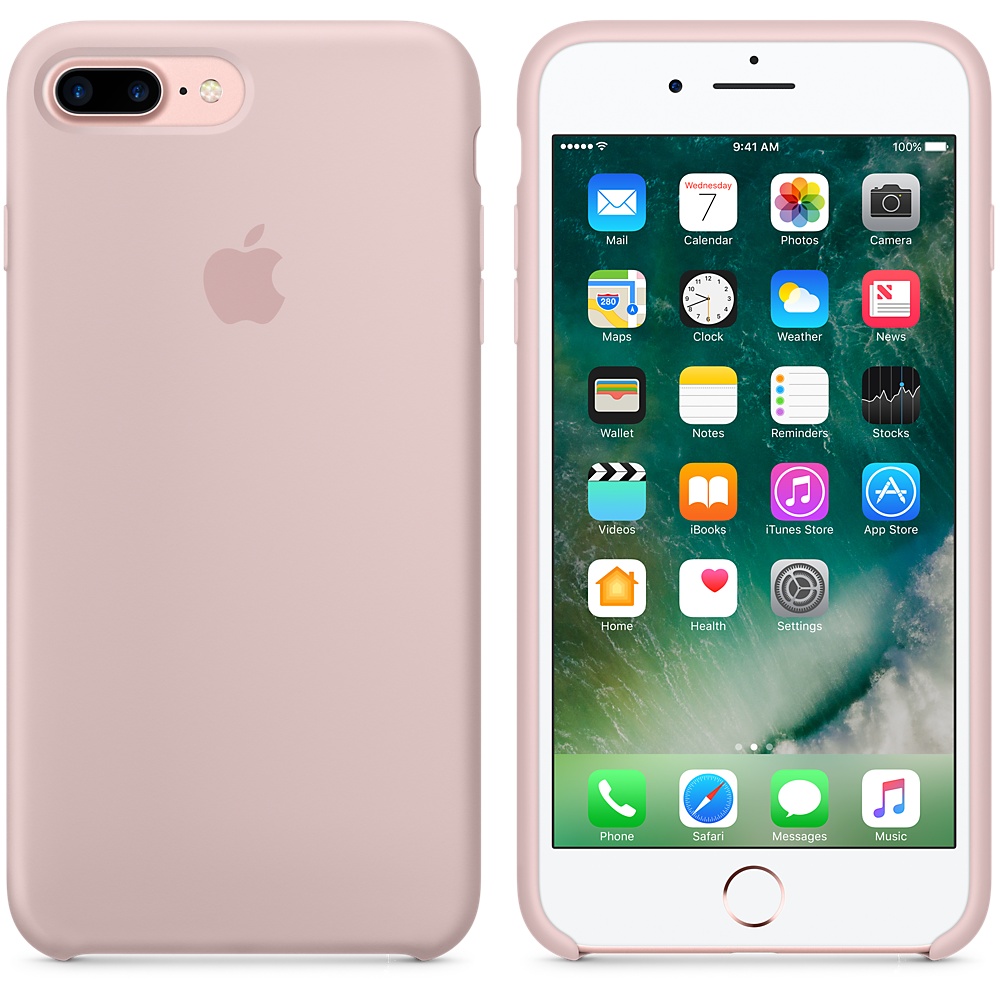 Силиконовый чехол Apple iPhone 7 Plus Silicone Case Pink Sand (MQH22ZM/A) для iPhone 7 Plus/iPhone 8 Plus