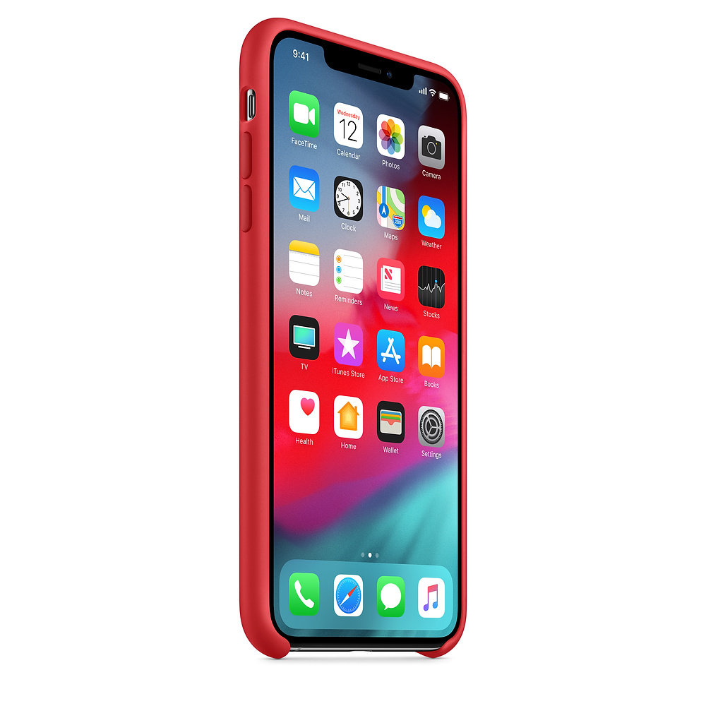 Силиконовый чехол Apple iPhone XS Max Silicone Case - (PRODUCT)RED (MRWH2ZM/A) для iPhone XS Max