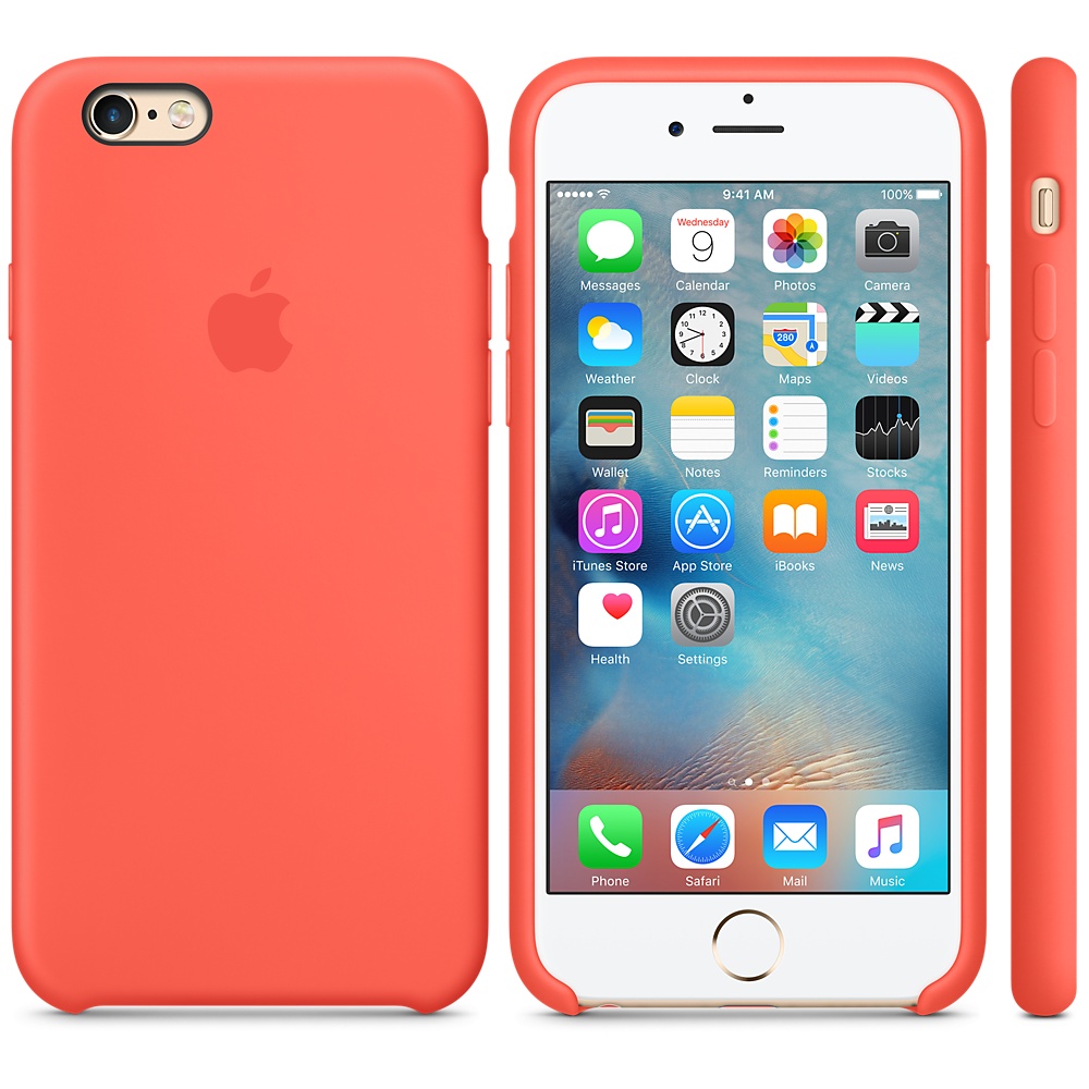 Силиконовый чехол Apple iPhone 6 Silicone Case Apricot (MM642ZM/A) для iPhone 6/6S