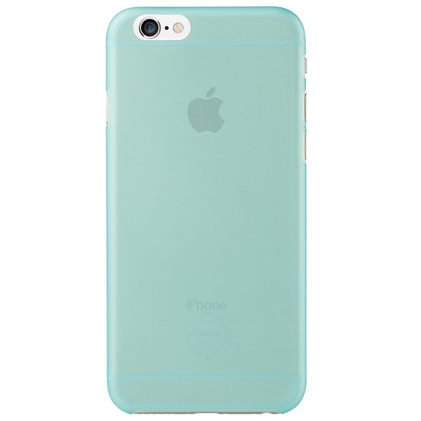 Пластиковый чехол Ozaki O!Coat 0.3 Jelly Cyan для iPhone 6/iPhone 6S