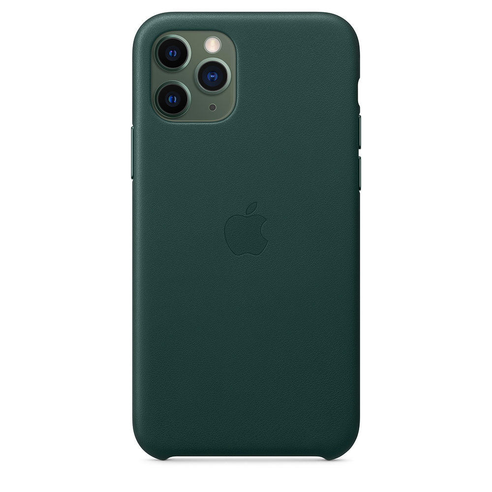 Кожаный чехол Apple iPhone 11 Pro Leather Case - Forest Green (MWYC2ZM/A) для iPhone 11 Pro