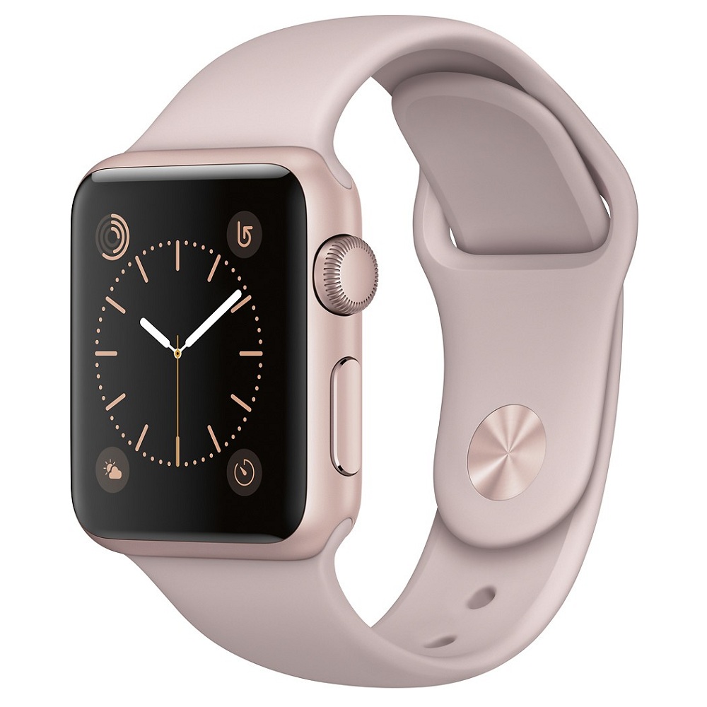 Часы Apple Watch Series 1 38mm (Rose Gold Aluminum Case with Pink Sand Sport Band)