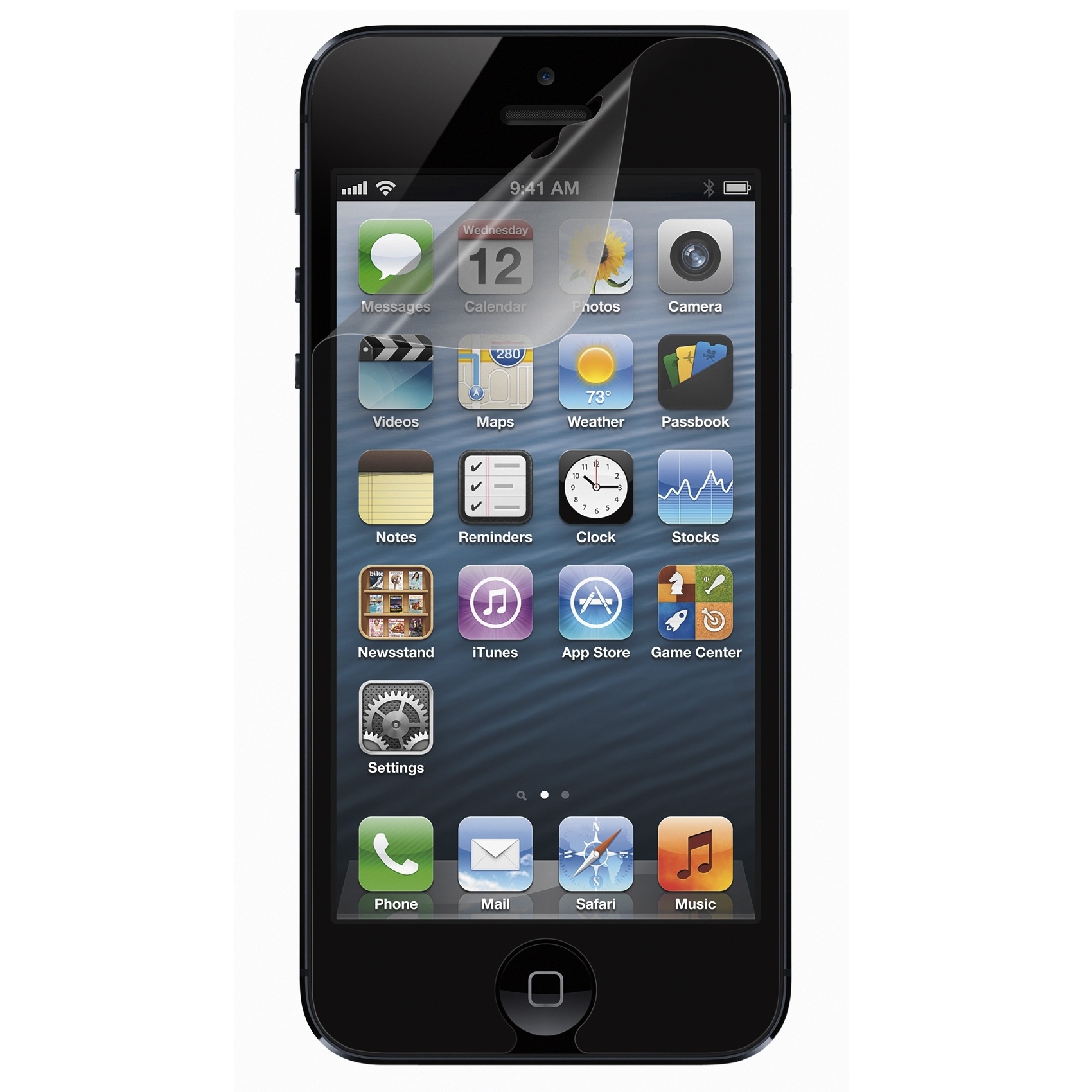 Глянцевая защитная плёнка на экран для iPhone 5S/iPhone SE
