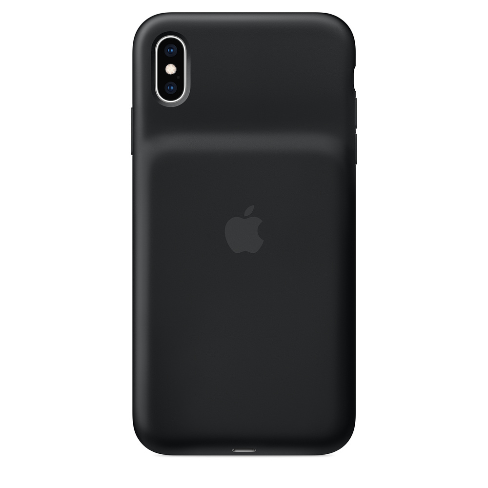 Силиконовый чехол-аккумулятор Apple iPhone XS Max Smart Battery Case Black (MRXQ2ZM/A) для iPhone Xs Max
