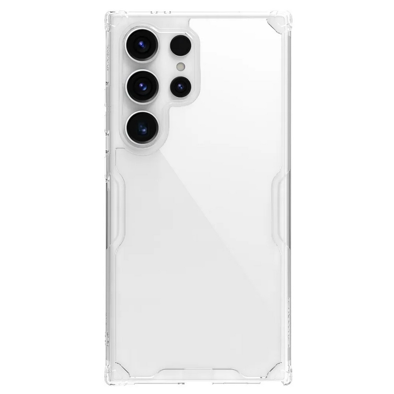 Силиконовый чехол для Samsung S24 Ultra (прозрачный)