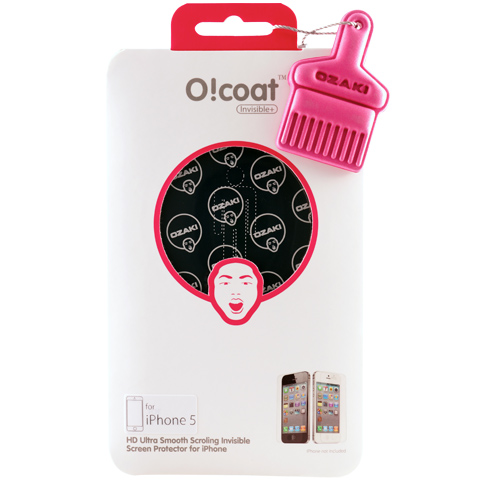 Глянцевая защитная плёнка Ozaki iCoat Invisible + для iPhone 5S/iPhone SE