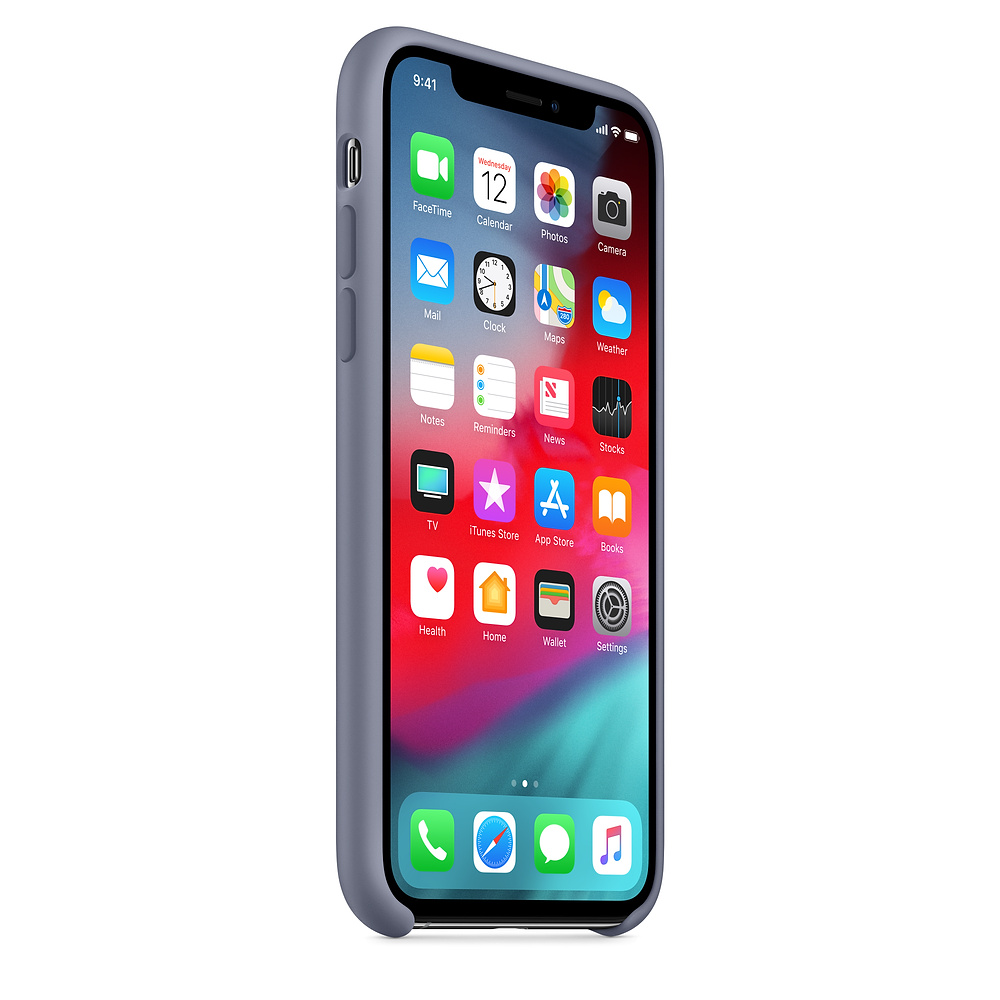 Силиконовый чехол Apple iPhone XS Silicone Case - Lavender Gray (MTFC2ZM/A) для iPhone XS