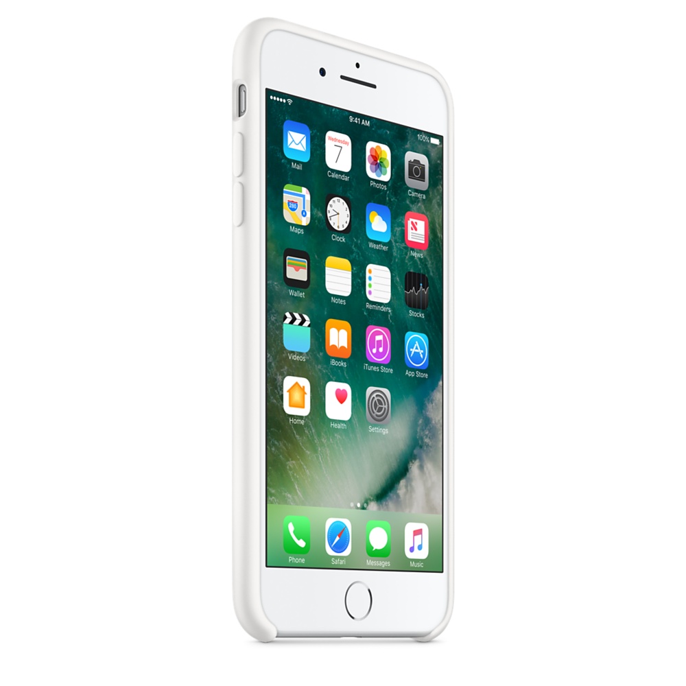 Силиконовый чехол Apple iPhone 7 Plus Silicone Case White (MMQT2ZM/A) для iPhone 7 Plus/iPhone 8 Plus