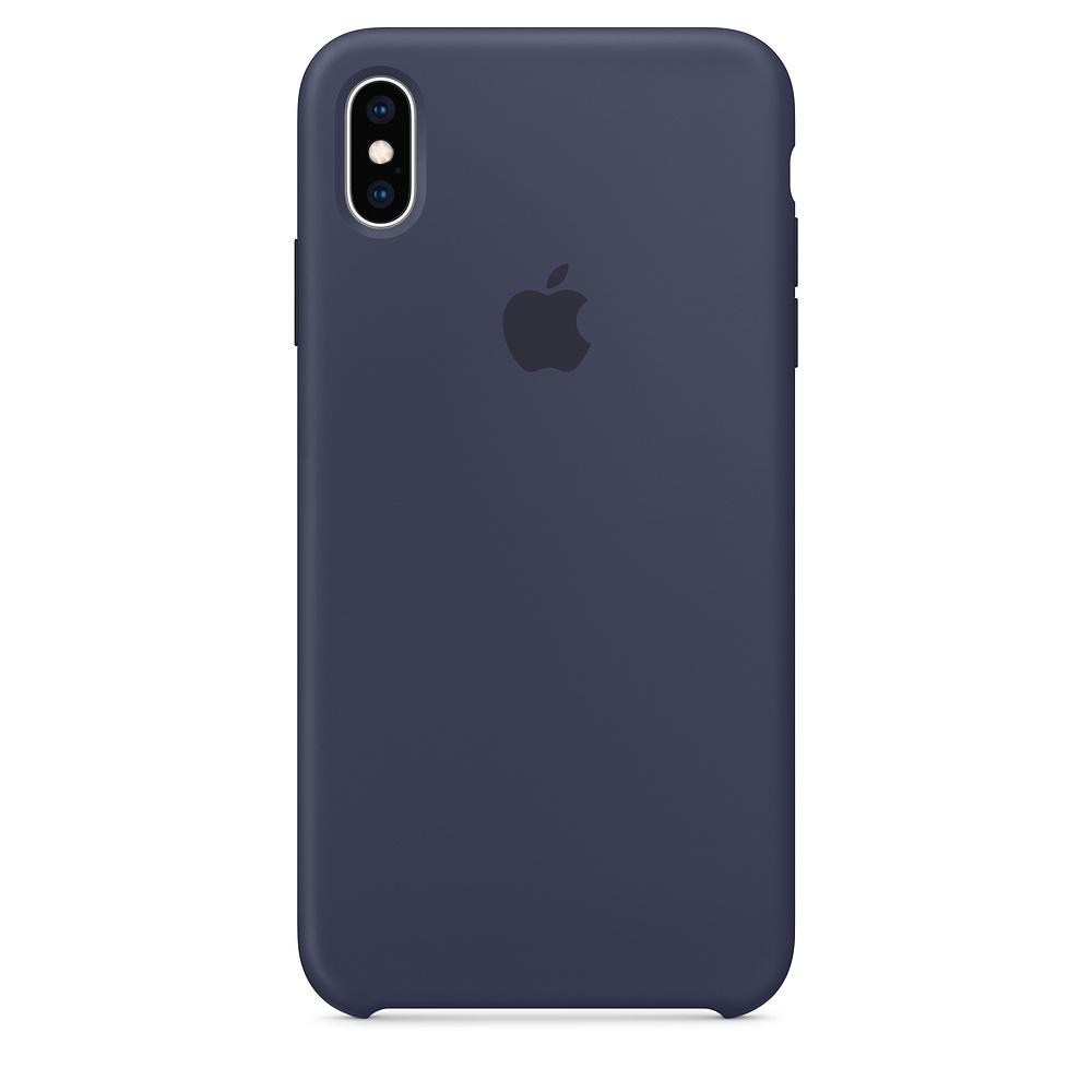 Силиконовый чехол Apple iPhone XS Max Silicone Case - Midnight Blue (MRWG2ZM/A) для iPhone XS Max