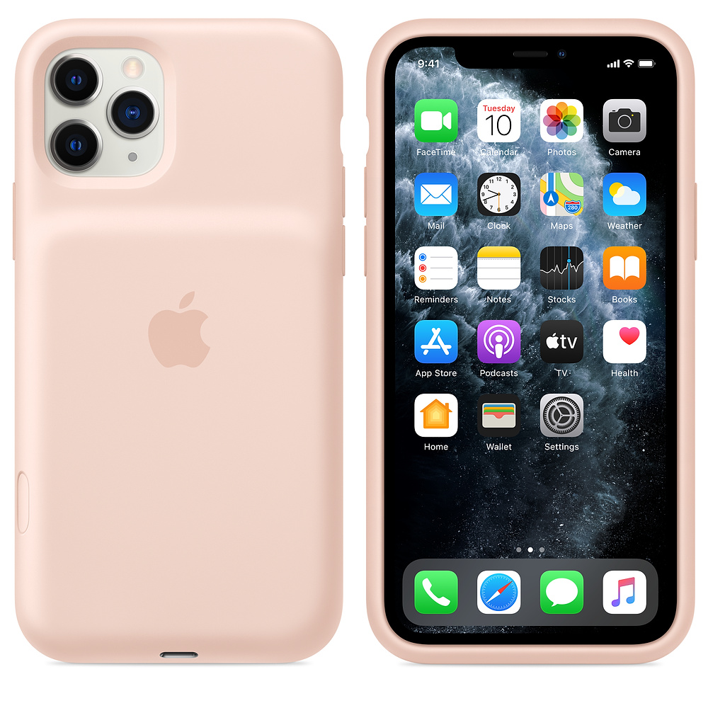 Силиконовый чехол-аккумулятор Apple Smart Battery Case Pink Sand (MWVN2ZM/A) для iPhone 11 Pro