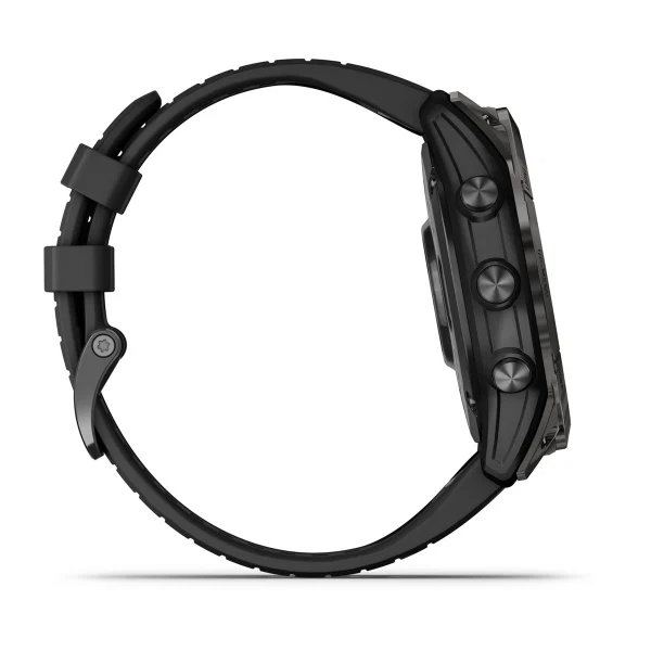 Умные часы Garmin epix Pro (Gen 2) – Sapphire Edition - 51 mm Carbon Grey DLC Titanium with Black Band (010-02804-01)