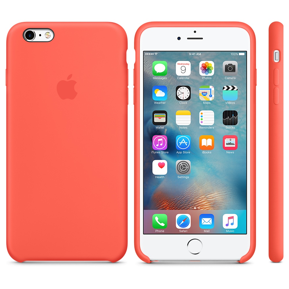 Силиконовый чехол Apple iPhone 6S Plus Silicone Case - Apricot (MM6F2ZM/A) для iPhone 6 Plus/6S Plus