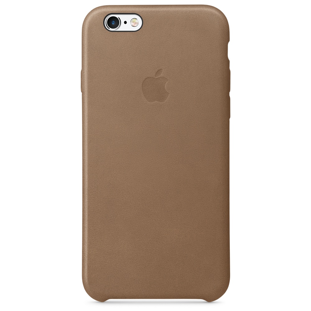 Кожаный чехол Apple iPhone 6 Leather Case Brown (MKXR2ZM/A) для iPhone 6/6S