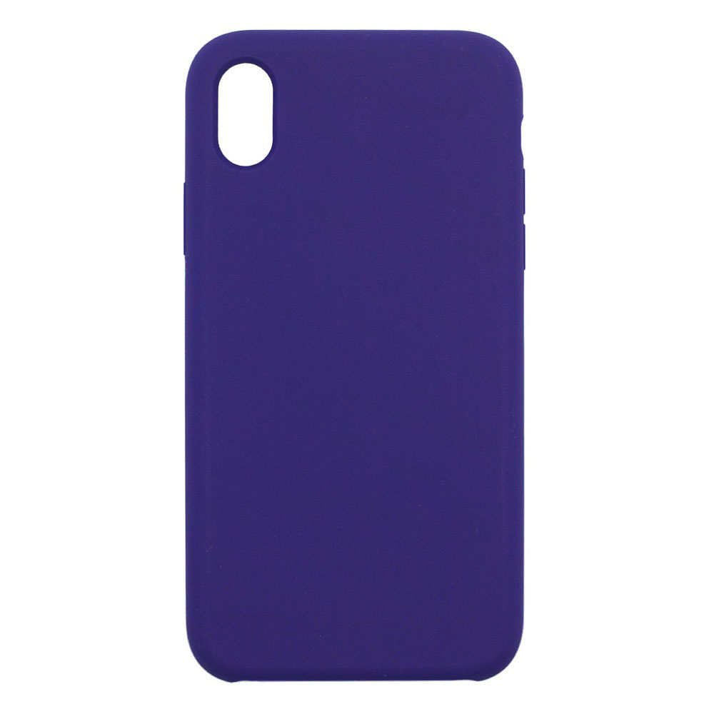 Силиконовый чехол Naturally Silicone Case Ultra Violet для iPhone XS MAX