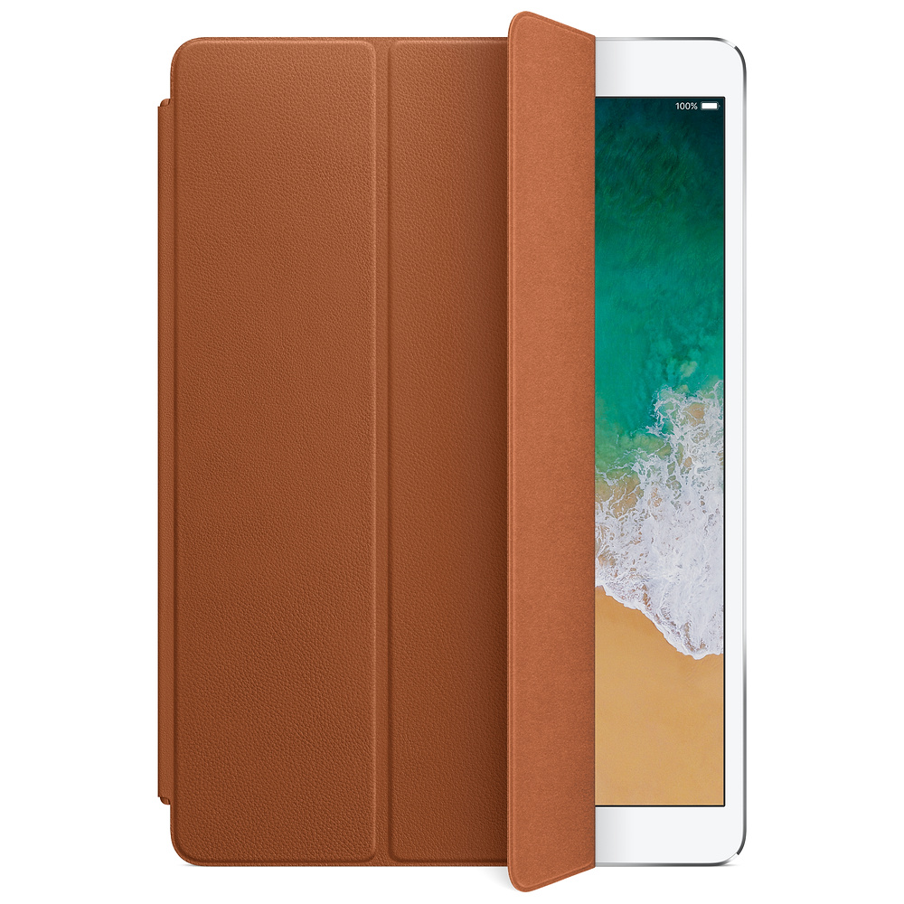 Кожаный чехол Apple Leather Smart Cover iPad Pro 10.5 Saddle Brown (MPU92ZM/A) для iPad Pro 10.5/iPad Air (2019)
