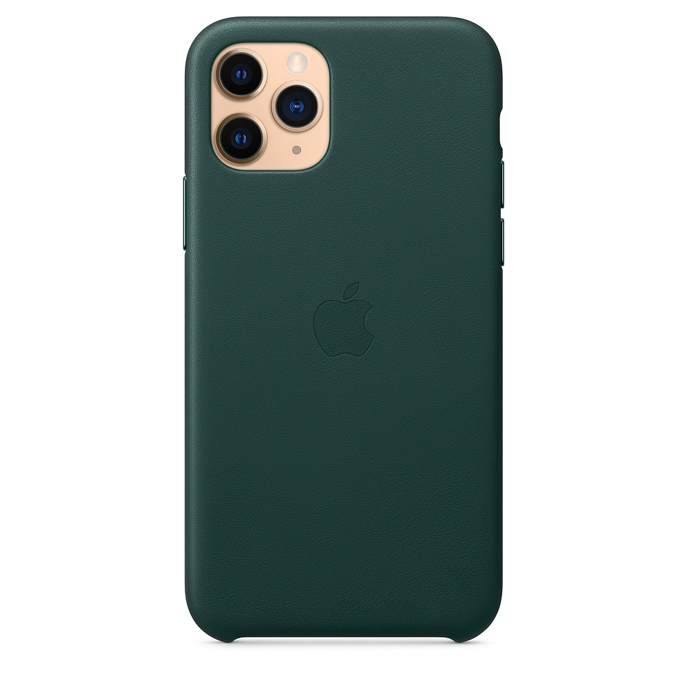 Кожаный чехол Apple iPhone 11 Pro Leather Case - Forest Green (MWYC2ZM/A) для iPhone 11 Pro